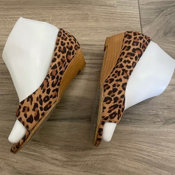 Rampage animal print peep toe shoes size 5 - Picture 2 of 9